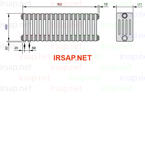 Радиатор IRSAP Tesi 50400/17 T18 CL 01